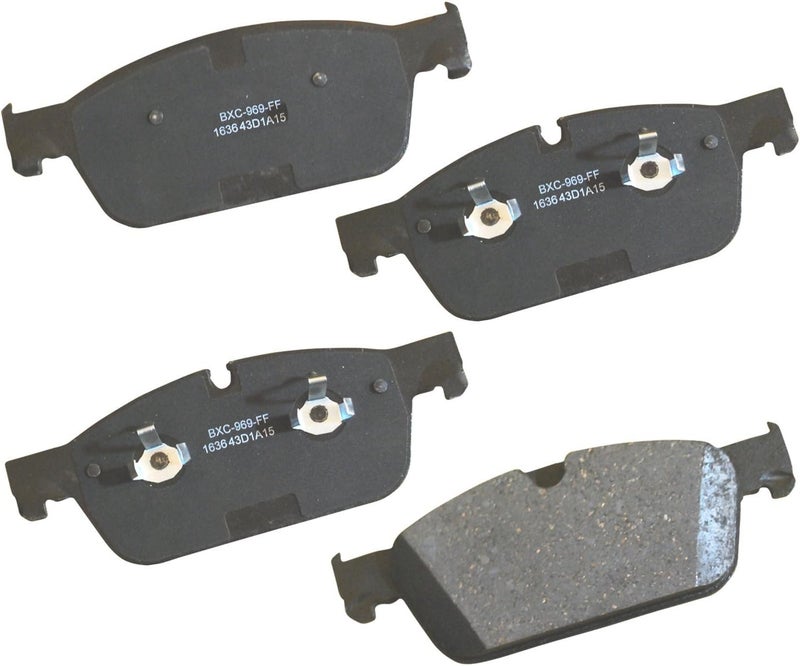 Bendix Premium SBC1636 Ceramic Front Brake Pads for Select Models Mercedes-Benz GL500, GL550, GLE43 AMG, GLE350, GLE450 GLE550, GLE550e, GLS500, GLS550, ML500, ML550 - Image 1